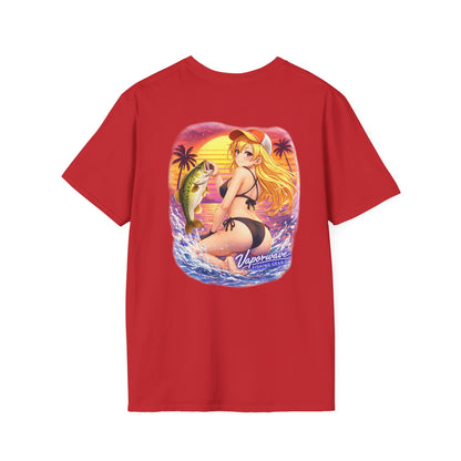 Rin - Vaporwave Fishing Gear Unisex Softstyle Tee